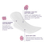 Buy Sanfe Organic Cotton Panty Liners for women | For Protection Against Leakage, Discharge and Rashes - 25 units (Pack of 1) - Purplle