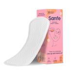 Buy Sanfe Rash Free Panty Liners, 100% Organic Cotton and Biodegradable, 25 units (Pack of 3) # SPL003 - Purplle