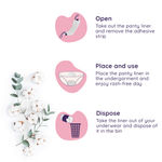 Buy Sanfe Rash Free Panty Liners, 100% Organic Cotton and Biodegradable, 25 units (Pack of 3) # SPL003 - Purplle