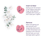 Buy Sanfe Super 100% Organic Cotton Digital Tampons - Premium Design - Night Tampons (Pack of 16) - Purplle