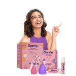 Buy Sanfe Super 100% Organic Cotton Digital Tampons - Premium Design - Night Tampons (Pack of 16) - Purplle