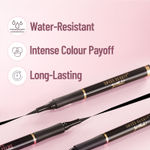 Buy Swiss Beauty Jet Black Bold Felt Tip Eyeliner - 1.2 ml - Purplle