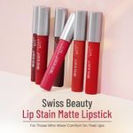 Buy Swiss Beauty Lip Stain Matte Lipstick - Lush-Pink (3.4 g) - Purplle