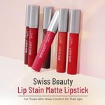 Buy Swiss Beauty Lip Stain Matte Lipstick - Burgandy (3.4 g) - Purplle