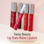 Buy Swiss Beauty Lip Stain Matte Lipstick - Berry (3.4 g) - Purplle