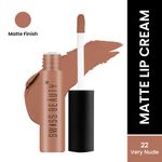 Buy Swiss Beauty Soft Matte Lip Cream - Very-Nude (6 ml) - Purplle