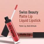 Buy Swiss Beauty Ultra Smooth Matte Lip Liquid Lipstick Color Stay - Berry (6 ml) - Purplle