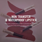 Buy Swiss Beauty Non Trasfer Lipstick - Orange-Red (3 g) - Purplle