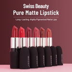 Buy Swiss Beauty Pure Matte Lipstick - Burgundy (3.8 g) - Purplle