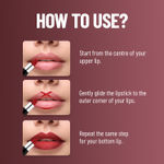 Buy Swiss Beauty Pure Matte Lipstick - Burgundy (3.8 g) - Purplle
