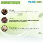 Buy mamaearth CoCo Face Scrub with Coffee & Cocoa for Rich Exfoliation - (100 g) - Purplle