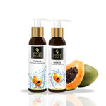Buy Good Vibes Papaya Refreshing Shampoo, 200 ml + Papaya Hydrating Conditioner, 200 ml Combo - Purplle