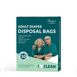 Buy Sirona Premium Adult Diaper Disposal Bags - 20 Bags (2 Pack - 10 Bags Each) - Purplle