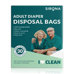 Buy Sirona Premium Adult Diaper Disposal Bags - 30 Bags - Purplle