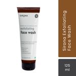 Buy Sirona Natural Exfoliating Face Wash Facial Cleaner With Apricot & Flaxseed Extracts & 5 Magical Herbs To Help Reduce Blemishes, Fight Acne (125 ml) - Purplle