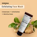 Buy Sirona Natural Exfoliating Face Wash Facial Cleaner With Apricot & Flaxseed Extracts & 5 Magical Herbs To Help Reduce Blemishes, Fight Acne (125 ml) - Purplle