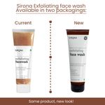 Buy Sirona Natural Exfoliating Face Wash Facial Cleaner With Apricot & Flaxseed Extracts & 5 Magical Herbs To Help Reduce Blemishes, Fight Acne (125 ml) - Purplle