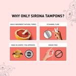 Buy Sirona Non Applicator  Tampons Super Plus Heavy Flow - 20 Pieces - Purplle