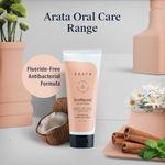 Buy Arata Natural Refreshing Toothpaste with Peppermint ,Cinnamon & Chamomile || All Natural ,Vegan & Cruelty Free || Flouride Free Formula Fights Bacteria & Tooth Decay -(Pack of 2 )-100 ml Each - Purplle