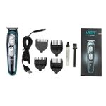 Buy VGR Navigator V-055 Professional Waterproof Hair Trimmer Runtime: 120 mins for Men (Black/Blue) - Purplle