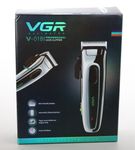 Buy VGR Navigator V-018 Professional Hair Clipper Hair Trimmer Runtime: 180 mins for Men (Black/Silver) - Purplle