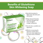 Buy LA Organo Glutathione Aloe Vera Skin Lightening & Brightening Soap For All Skin Type (100gm) Pack of 3 - Purplle