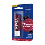 Buy Nivea Lip Care Fruity Shine Blackberry (4.8 g) - Purplle