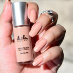 Buy Asfa Halal Hi Shine Nail Polish Creamy Latte 007 (7 ml) - Purplle