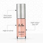 Buy Asfa Halal Hi Shine Nail Polish Creamy Latte 007 (7 ml) - Purplle