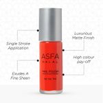 Buy Asfa Halal Hi Shine Nail Polish Rusty Red 008 (7 ml) - Purplle