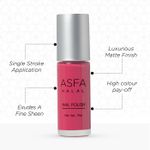 Buy Asfa Halal Hi Shine Nail Polish Pink Lily 011 (7 ml) - Purplle