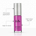 Buy Asfa Halal Hi Shine Nail Polish Magenta Magma 015 (7 ml) - Purplle