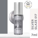 Buy Asfa Halal Hi Shine Nail Polish Silver Glaze 017 (7 ml) - Purplle