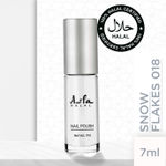 Buy Asfa Halal Hi Shine Nail Polish Snowflakes 018 (7 ml) - Purplle