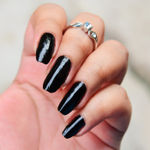 Buy Asfa Halal Hi Shine Nail Polish Black Inky 019 (7 ml) - Purplle