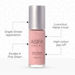 Buy Asfa Halal Hi Shine Nail Polish Lilac Blossom 021 (7 ml) - Purplle