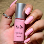 Buy Asfa Halal Hi Shine Nail Polish Pink lagoon 022 (7 ml) - Purplle
