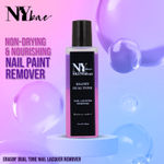 Buy NY Bae Erasin' Dual Tone Nail Lacquer Remover Blueberry vodka 2 (120 ml) - Purplle
