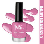 Buy NY Bae Blossomin' Nail Lacquer - Plumin' 2 (6 ml) | Plum Purple | Glossy Finish | Rich Pigment | High Shine | Chip Resistant | Long lasting | Streak-free Application | Cruelty Free - Purplle