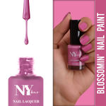 Buy NY Bae Blossomin' Nail Lacquer - Orchid Chic 3 (6 ml) | Purple | Glossy Finish | Rich Pigment | High Shine | Chip Resistant | Long lasting | Streak-free Application | Cruelty Free - Purplle