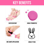 Buy NY Bae Blossomin' Nail Lacquer - Spicy Pink 7 (6 ml) | Dark Pink | Glossy Finish | Rich Pigment | High Shine | Chip Resistant | Long lasting | Streak-free Application | Cruelty Free - Purplle