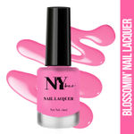 Buy NY Bae Blossomin' Nail Lacquer - Spicy Pink 7 (6 ml) | Dark Pink | Glossy Finish | Rich Pigment | High Shine | Chip Resistant | Long lasting | Streak-free Application | Cruelty Free - Purplle