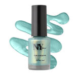 Buy NY Bae Hustlin' Nail Lacquer - Aquaholic Glow 5 (6 ml) | Blue | Glossy Finish | Highly Pigmented | Rich Shine | Chip Resistant | Long lasting | Quick Drying | Streak-free Application | Cruelty Free - Purplle