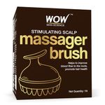 Buy WOW Skin Science Stimulating Scalp Massager Brush - Purplle