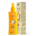 Buy WOW Skin Science UV Broad-Spectrum Sunscreen Spray SPF 50 (100 ml) - Purplle