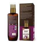 Buy WOW Skin Science Onion & Collagen Anti-Hairfall Hair Oil | Nourishes Scalp & Stimulates Roots | Reduces Hairfall | Reduces Breakage | Repairs Damaged Hair | Minimizes Split Ends | Boosts Hair Thickness- 200 ml - Purplle