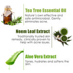 Buy WOW Anti Acne Neem & Tea Tree Face Wash (100 ml) - Purplle