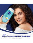 Buy Nivea Frangipani & care oil Body wash for long-lasting freshness (125 ml) - Purplle