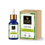 Buy Good Vibes Aloe Vera Moisturizing Emulgel Face Serum | Hydrating, Moisturizing, Brightening | No Parabens, No Sulphates, No Animal Testing (10 ml) - Purplle