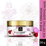 Buy Good Vibes Rose and Geranium Age Defying Sleeping Mask (50 g) - Purplle